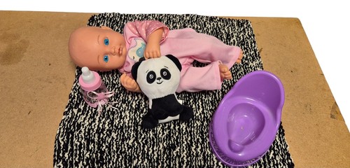 Baby doll with potty - doll,
