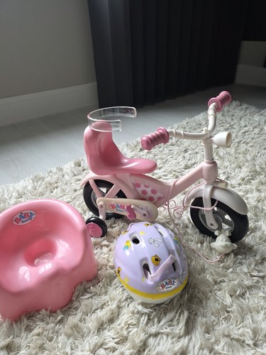 Baby born dolls bike - dolls,