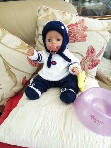 Baby born doll - 17",