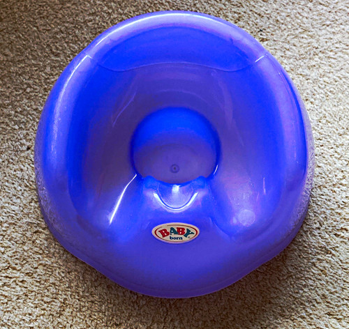 Baby born purple plastic doll - baby,