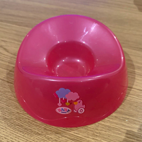 Baby born pink doll potty - pink, zapf