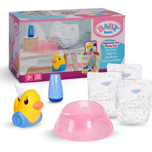 Baby born potty set - set,
